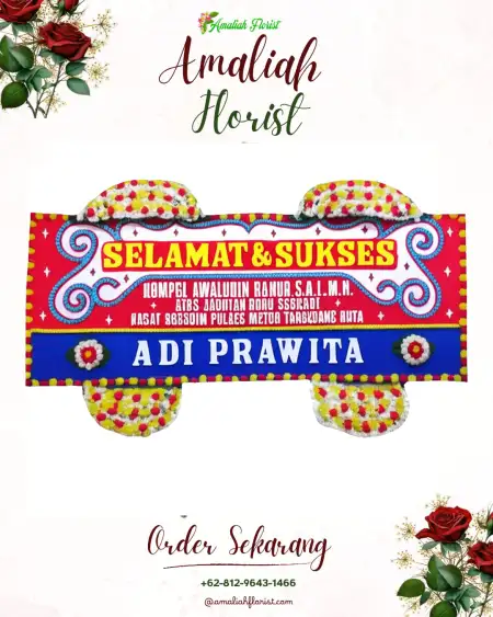 Papan Bunga Ucapan Selamat Silimo
